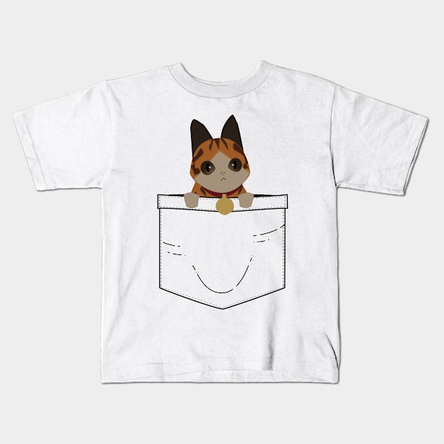 Coeurl Kitten Kids T-Shirt by snitts